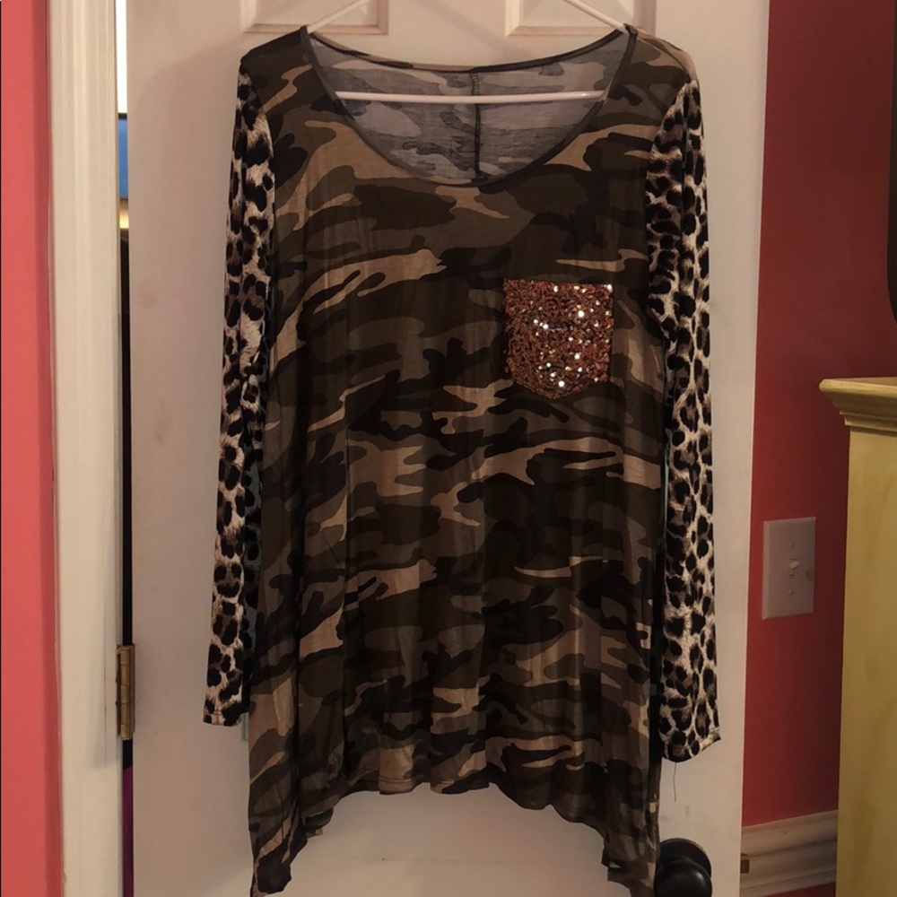 Camo Cheetah Long Sleeve